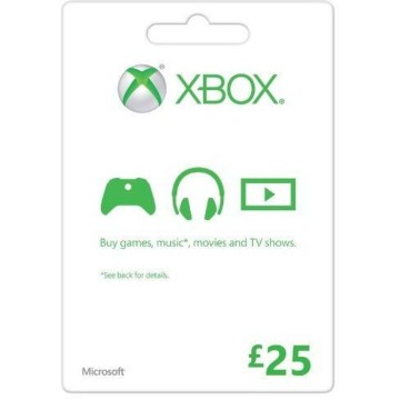 MICROSOFT GIFT CARD - £25 (XBOX ONE/360) UK